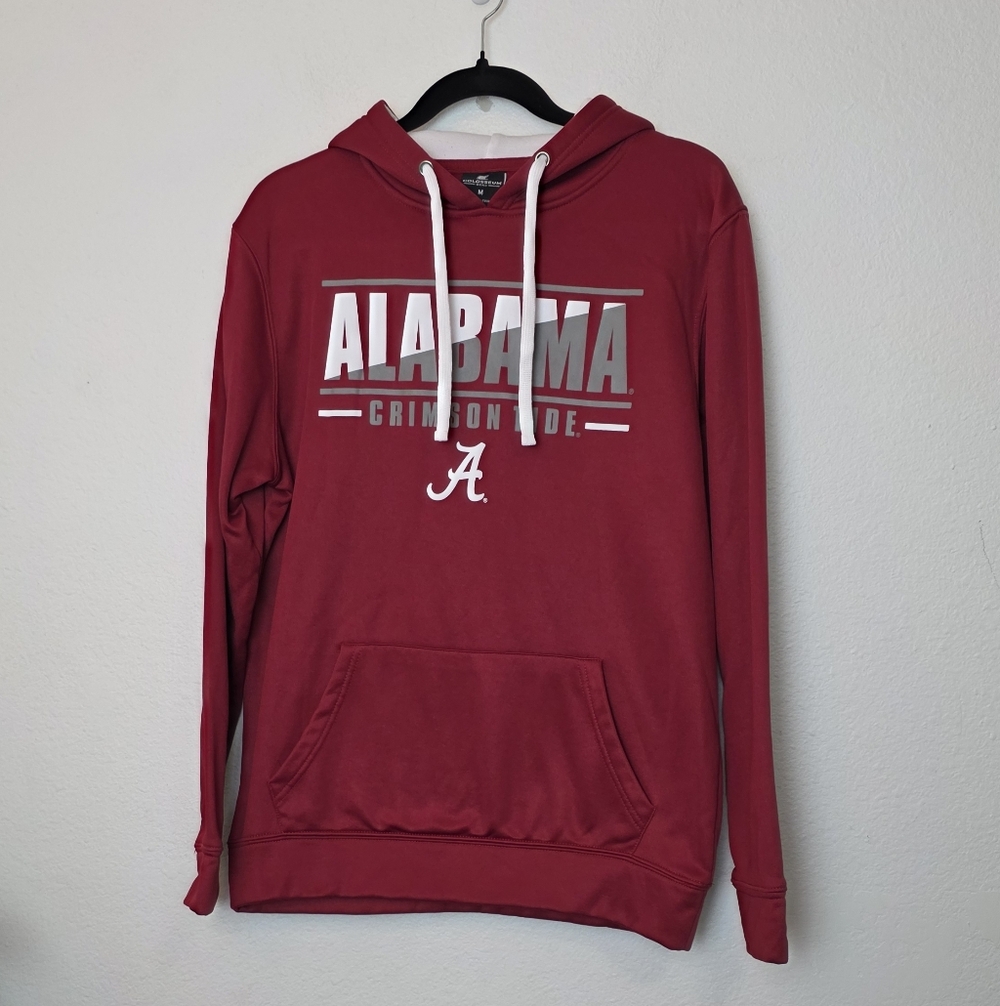 ALABAMA Crimson Tide Red Activewear Hoodie Collegiate Pockets Cozy Men's Size M